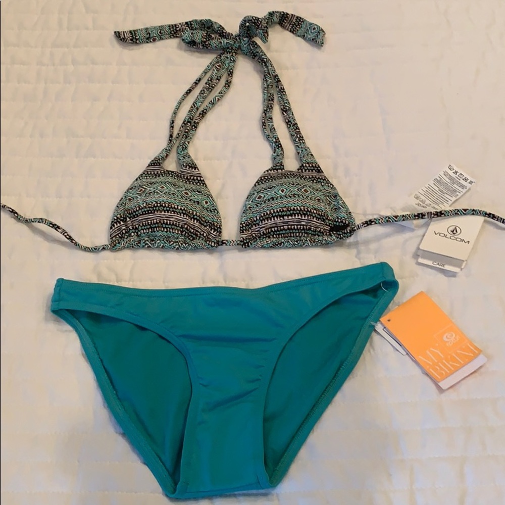 NWT Volcom Bikini Too & Ripcurl Bikini Bottom